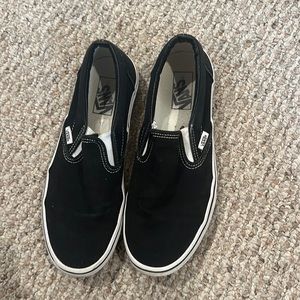 Slip-On Black Canvas Vans